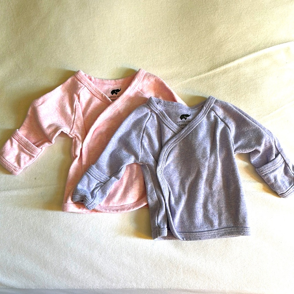 Two Monica + Andy long sleeve Shirts